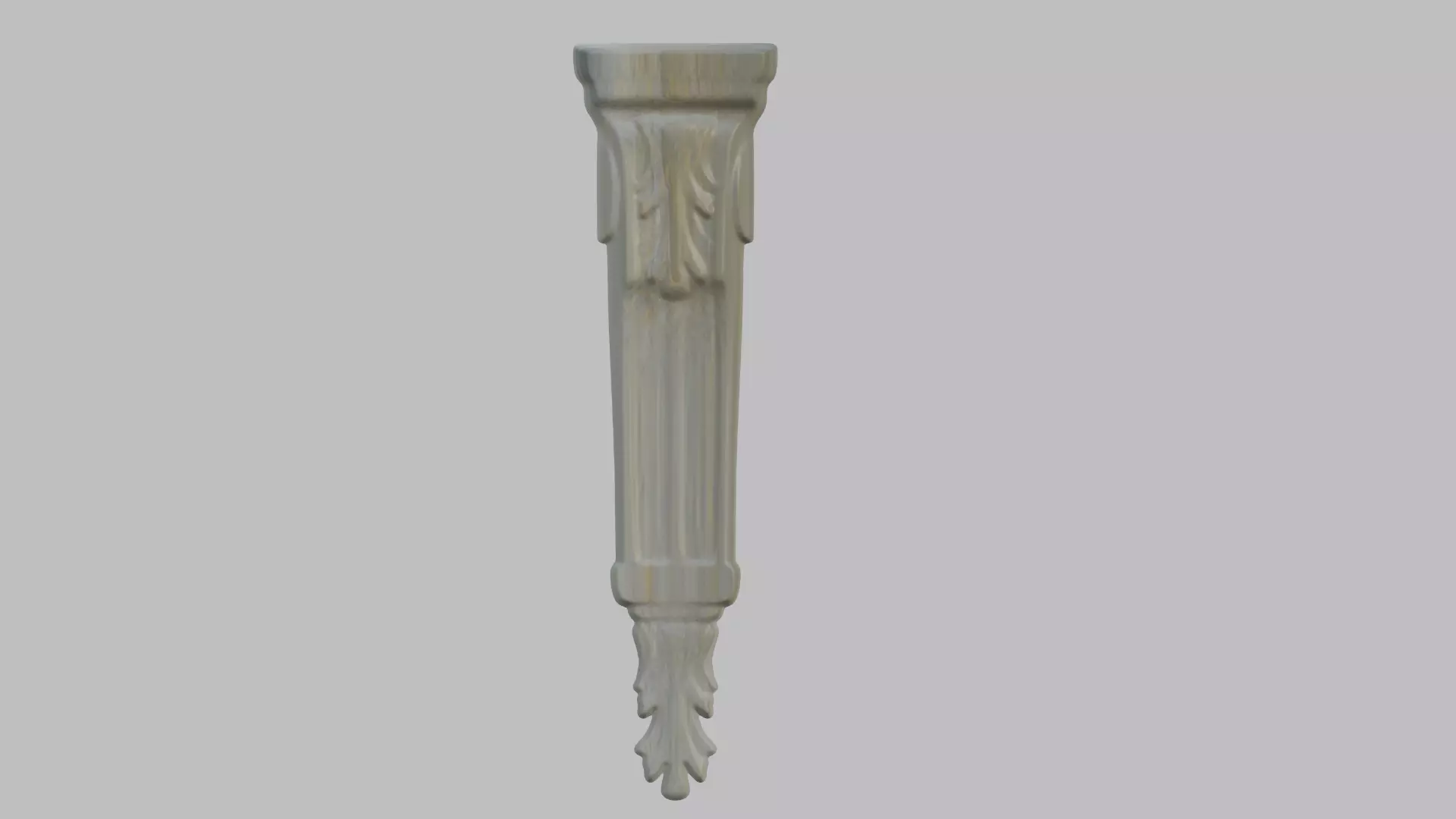Wooden Leg Decor 3D print model