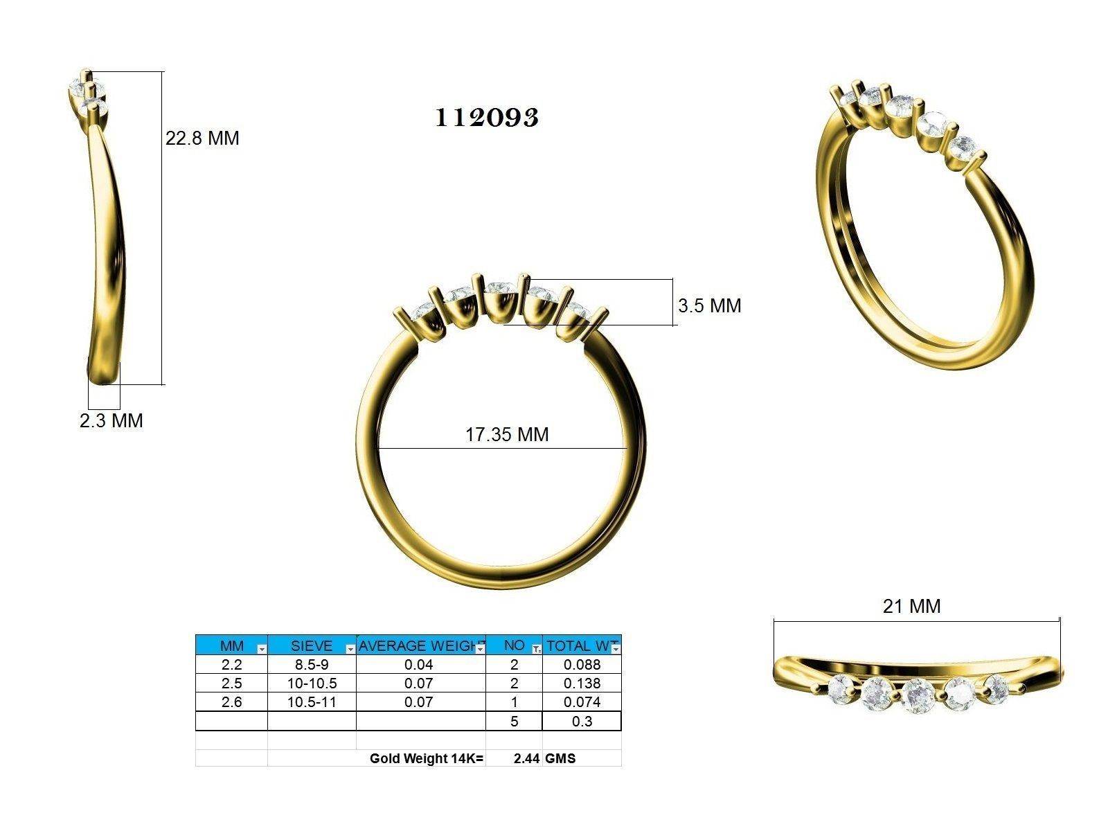 Ring - 112093 3D print model_12