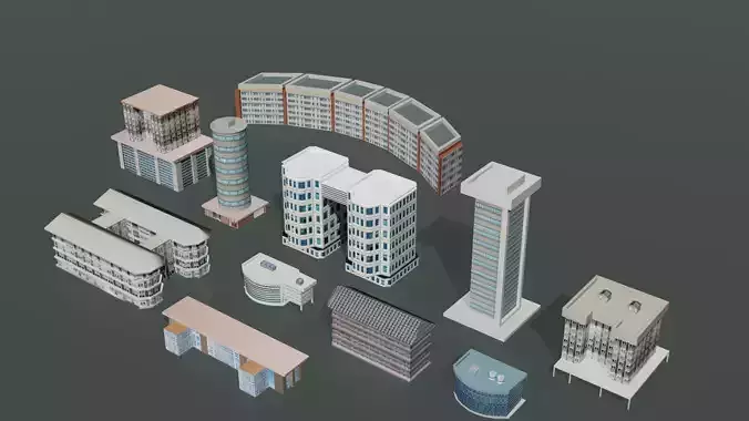 11 City Buildings Pack