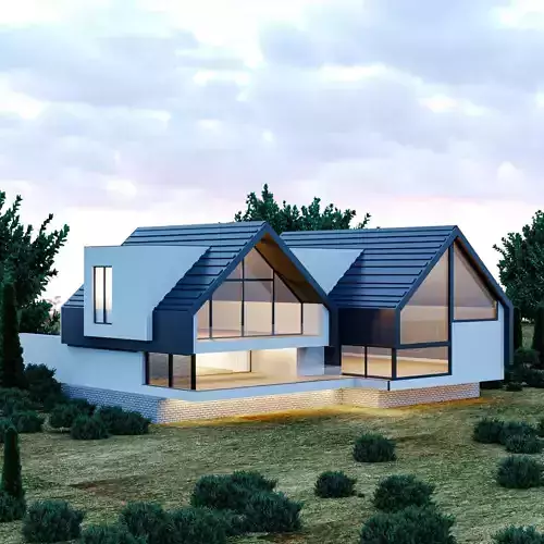 MODREN HOUS N3 3D model