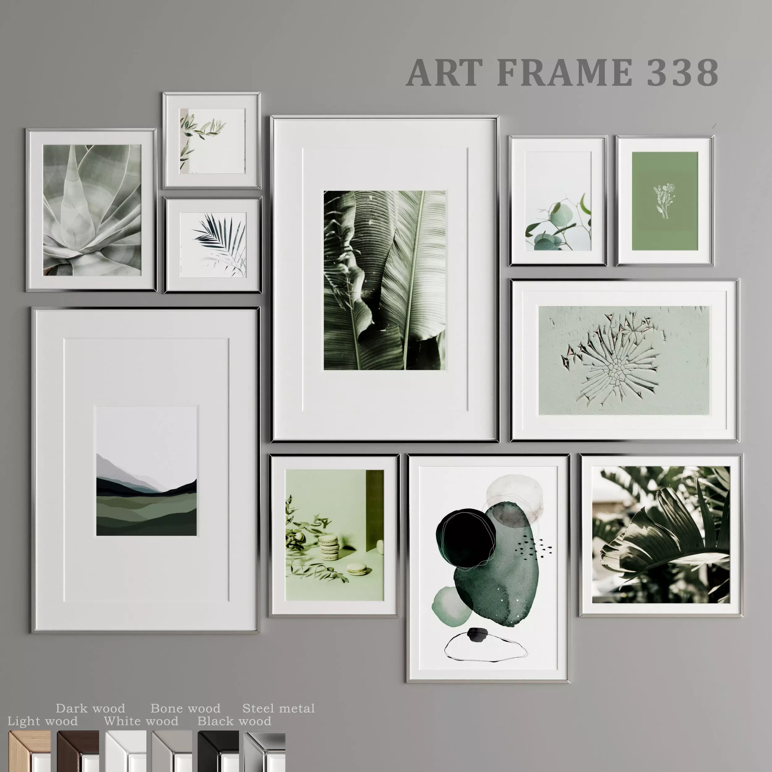 Art Frame 338 Low-poly 3D model_0