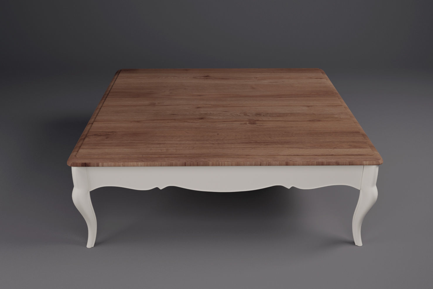 Coffee Table with Drawer 3D model_1