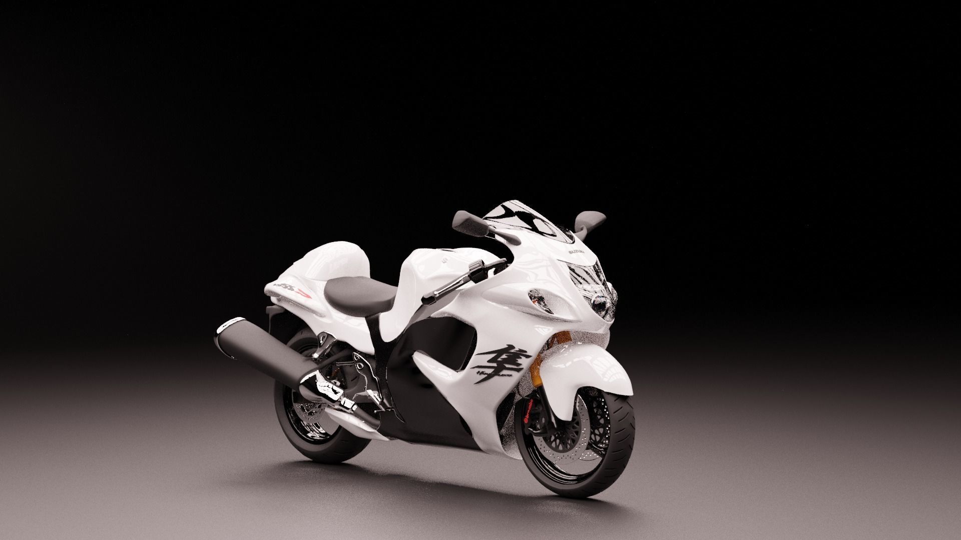suzuki hayabusa 3D model_3
