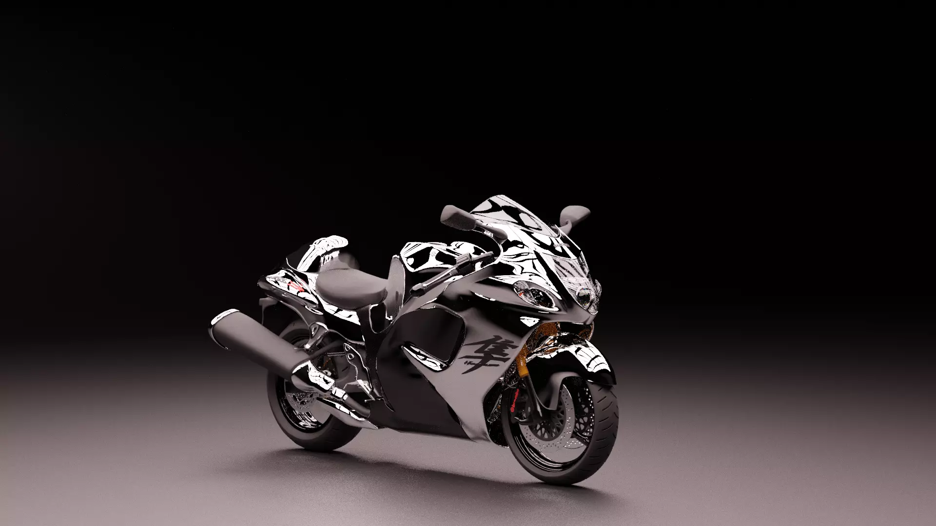 suzuki hayabusa 3D model_0