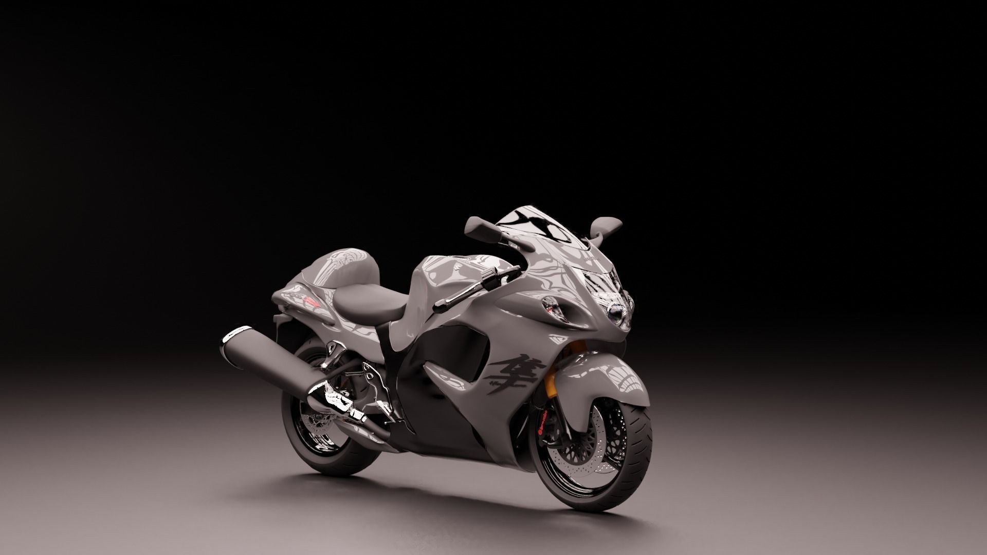 suzuki hayabusa 3D model_1