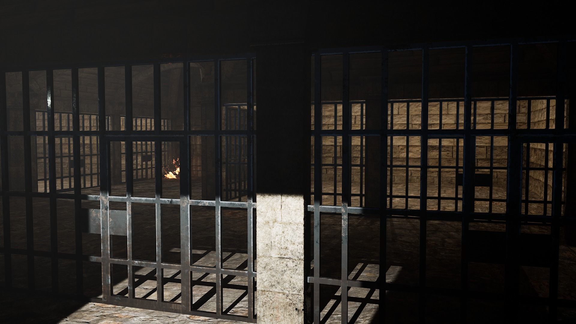 Medieval prison 3D model Low-poly 3D model_10