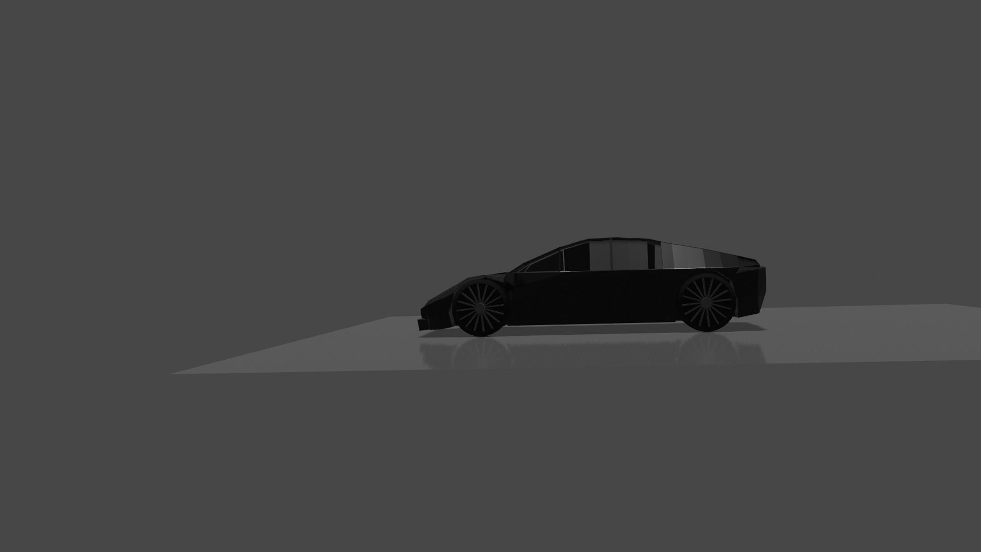 Lowpoly Racing Car Low-poly 3D model_2
