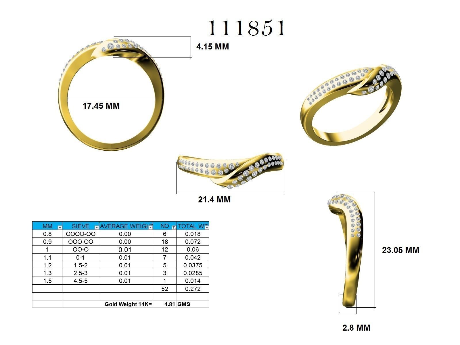 Ring - 111851 3D print model_12