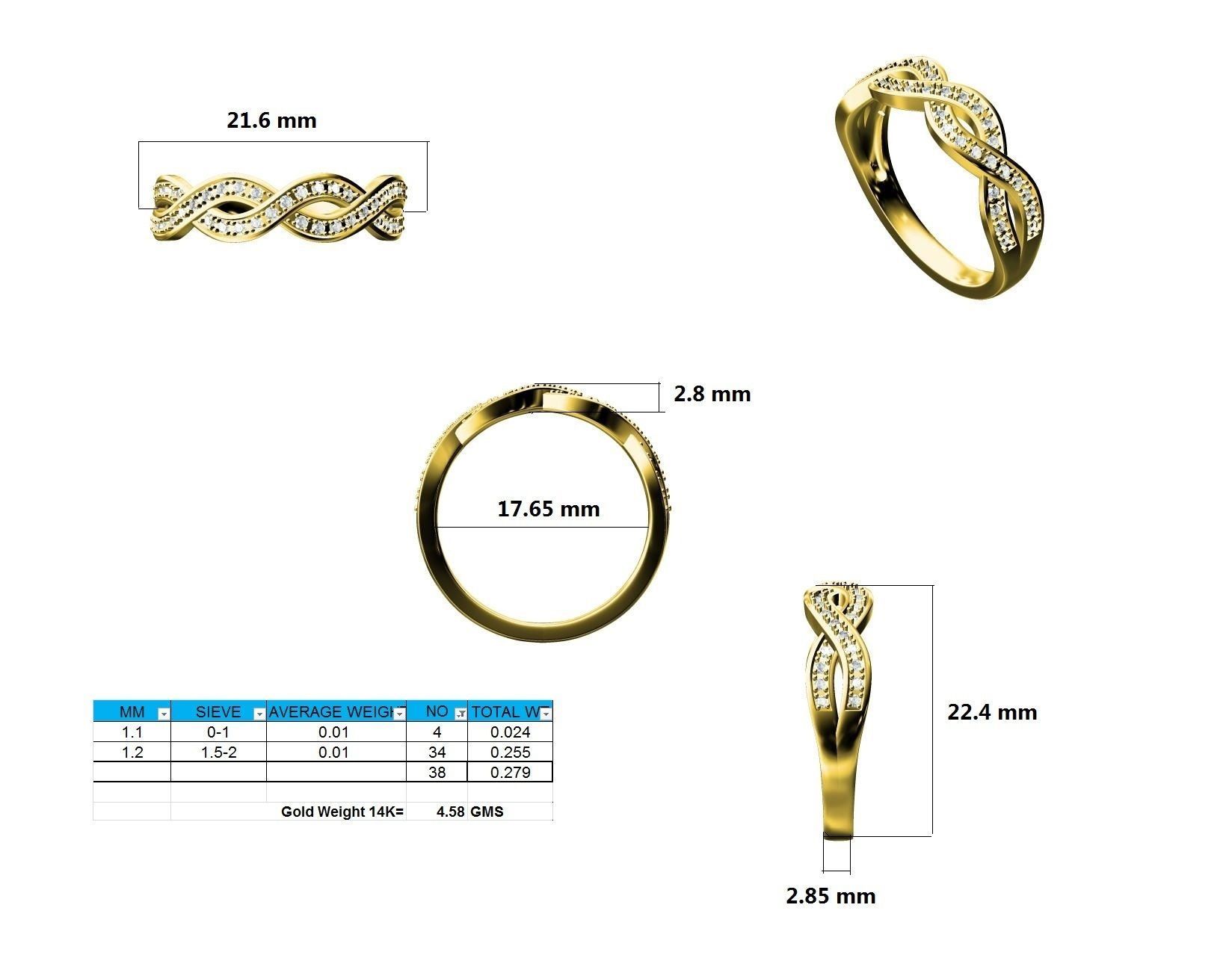Ring - 111793 3D print model_12