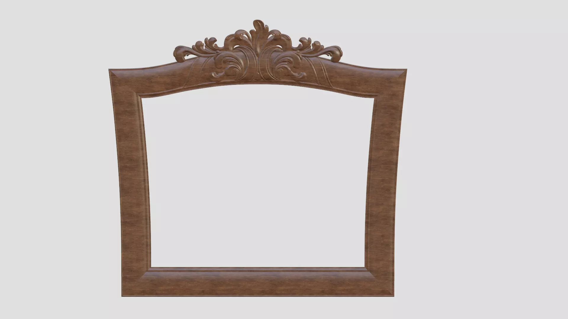 Wood Carved Frame 3D print model