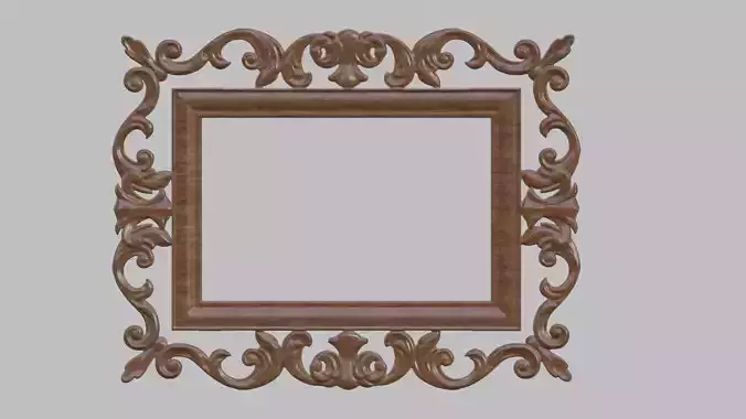 Wood Carved Frame