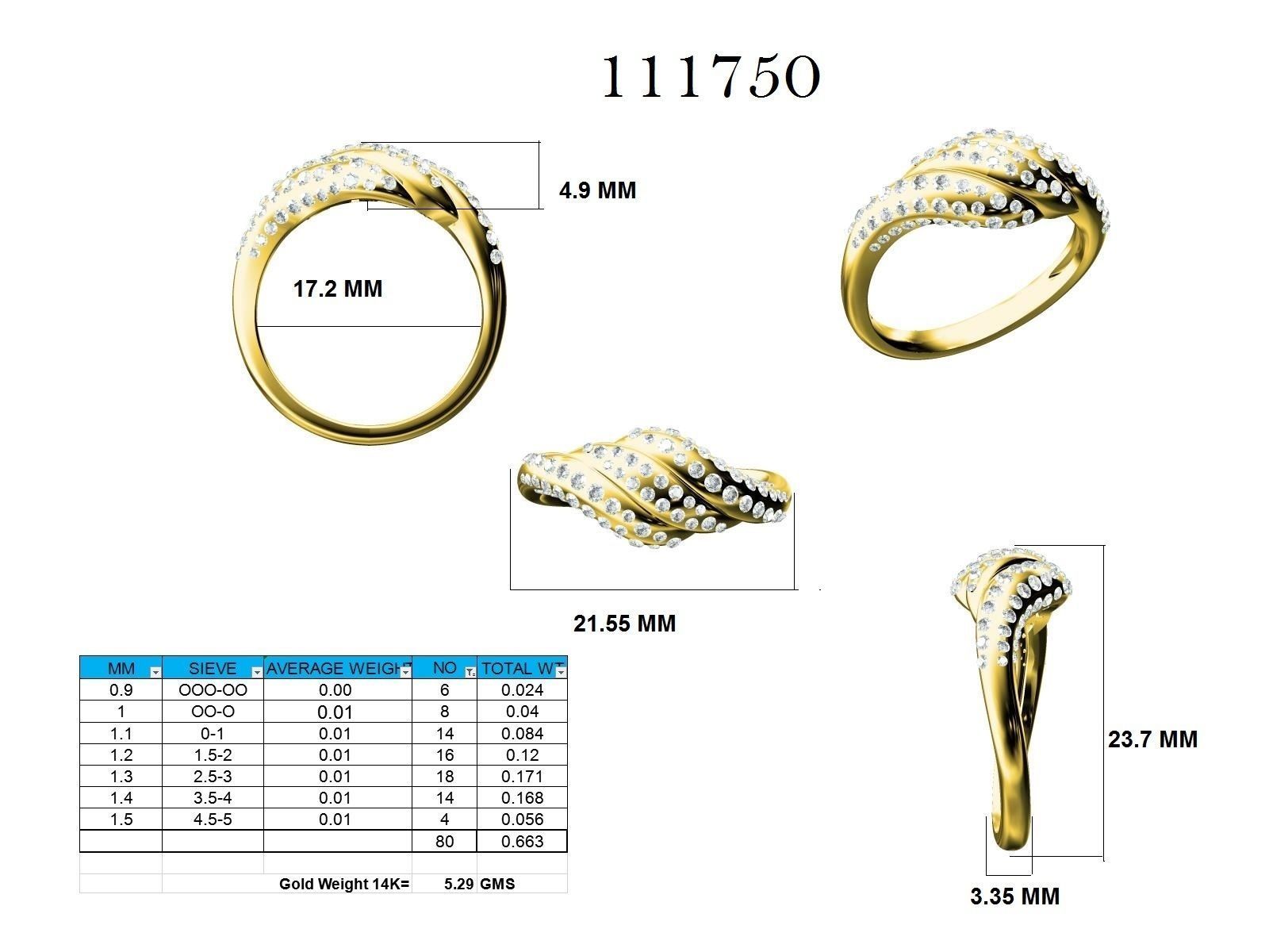 Ring - 111750 3D print model_12