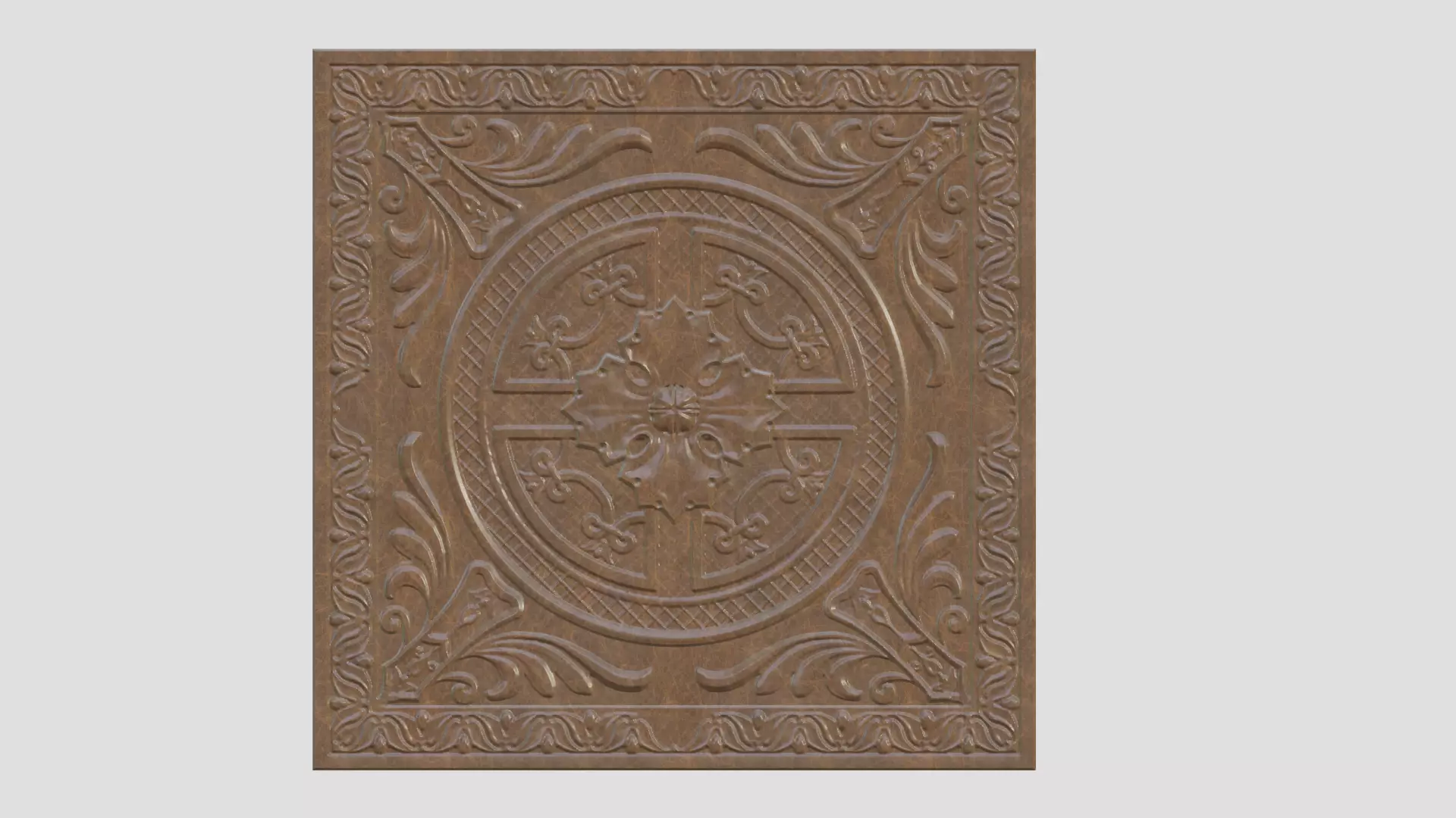 Mandal Frame Art 3D print model