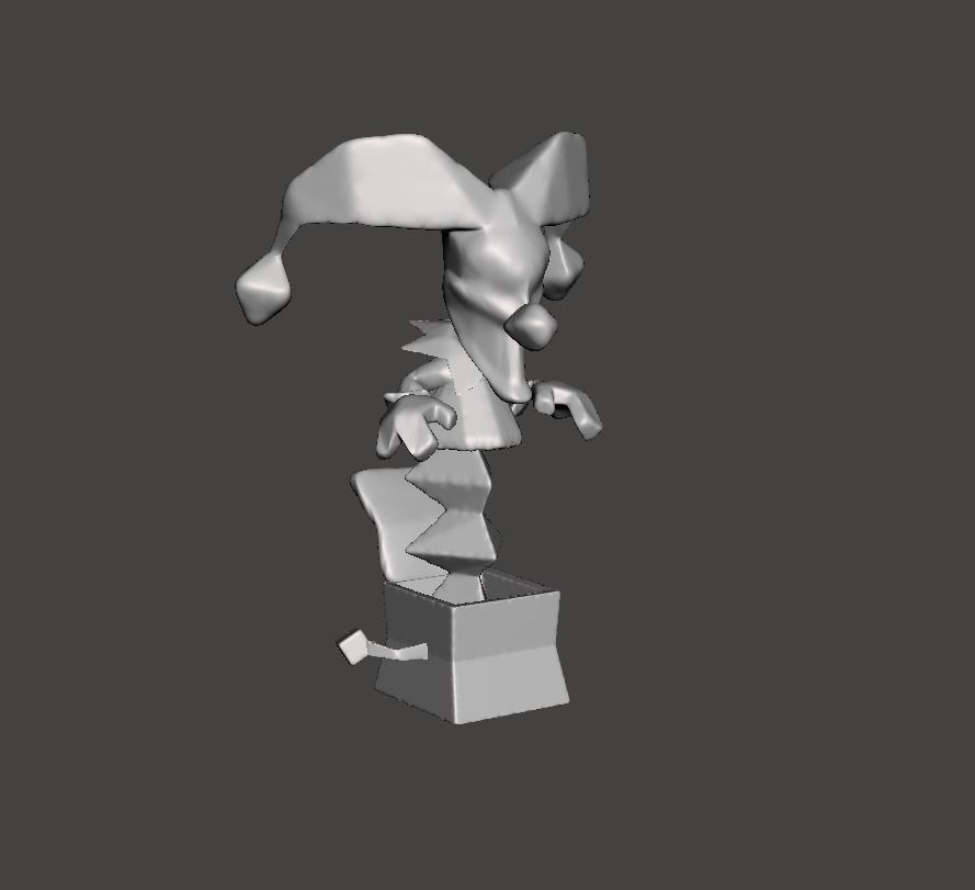 Shaco 3D Model clown character with arms and legs 3D print model_1