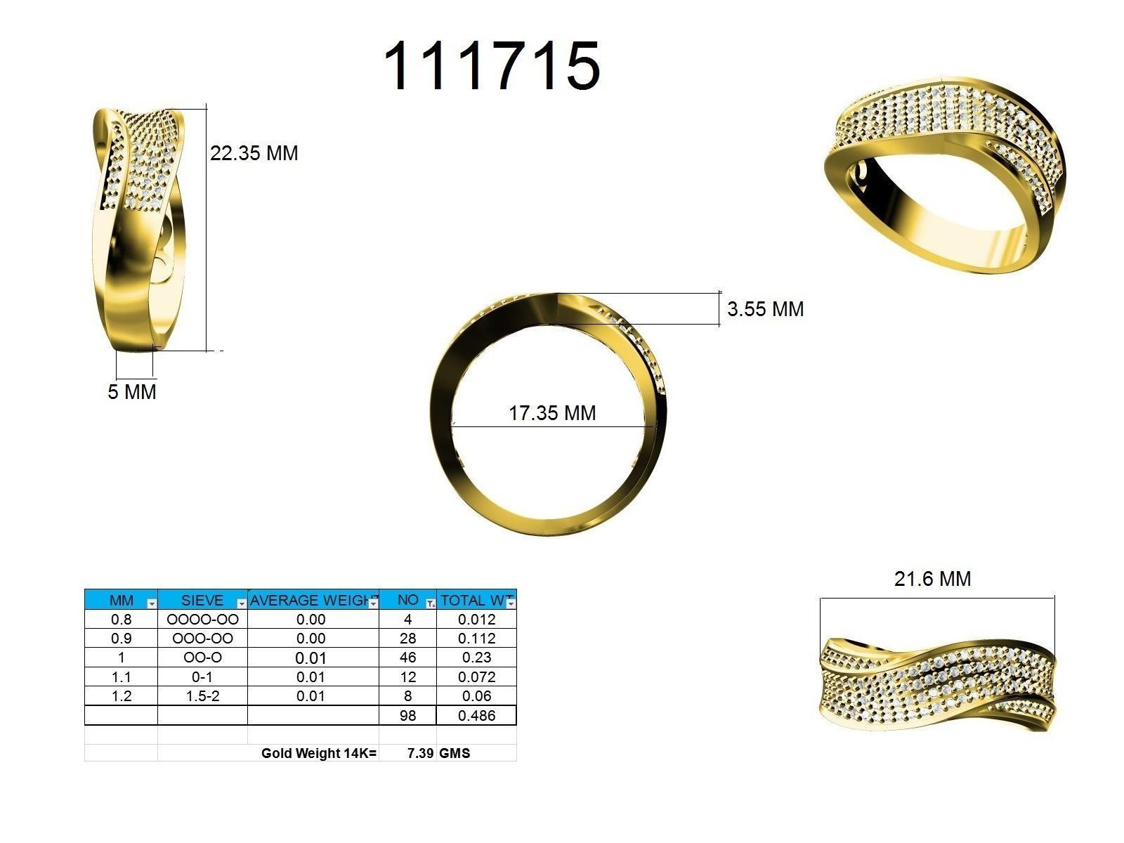 Ring - 111715 3D print model_12