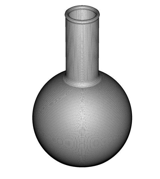 Flat Bottom Flask 500ML 3D print model_2