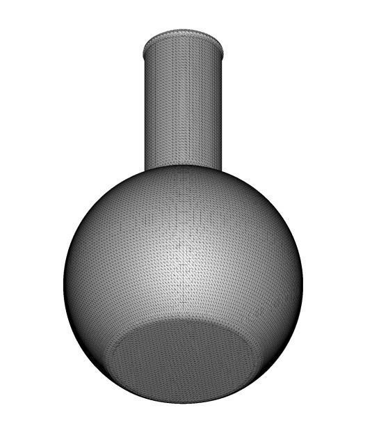 Flat Bottom Flask 500ML 3D print model_3