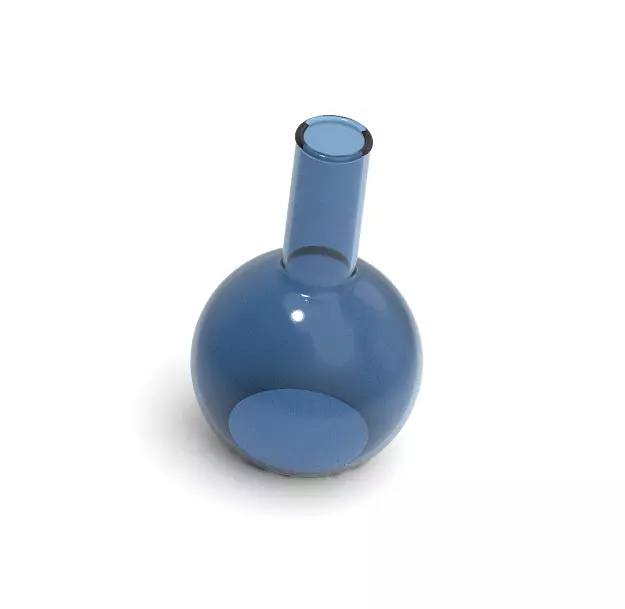 Flat Bottom Flask 500ML 3D print model_0