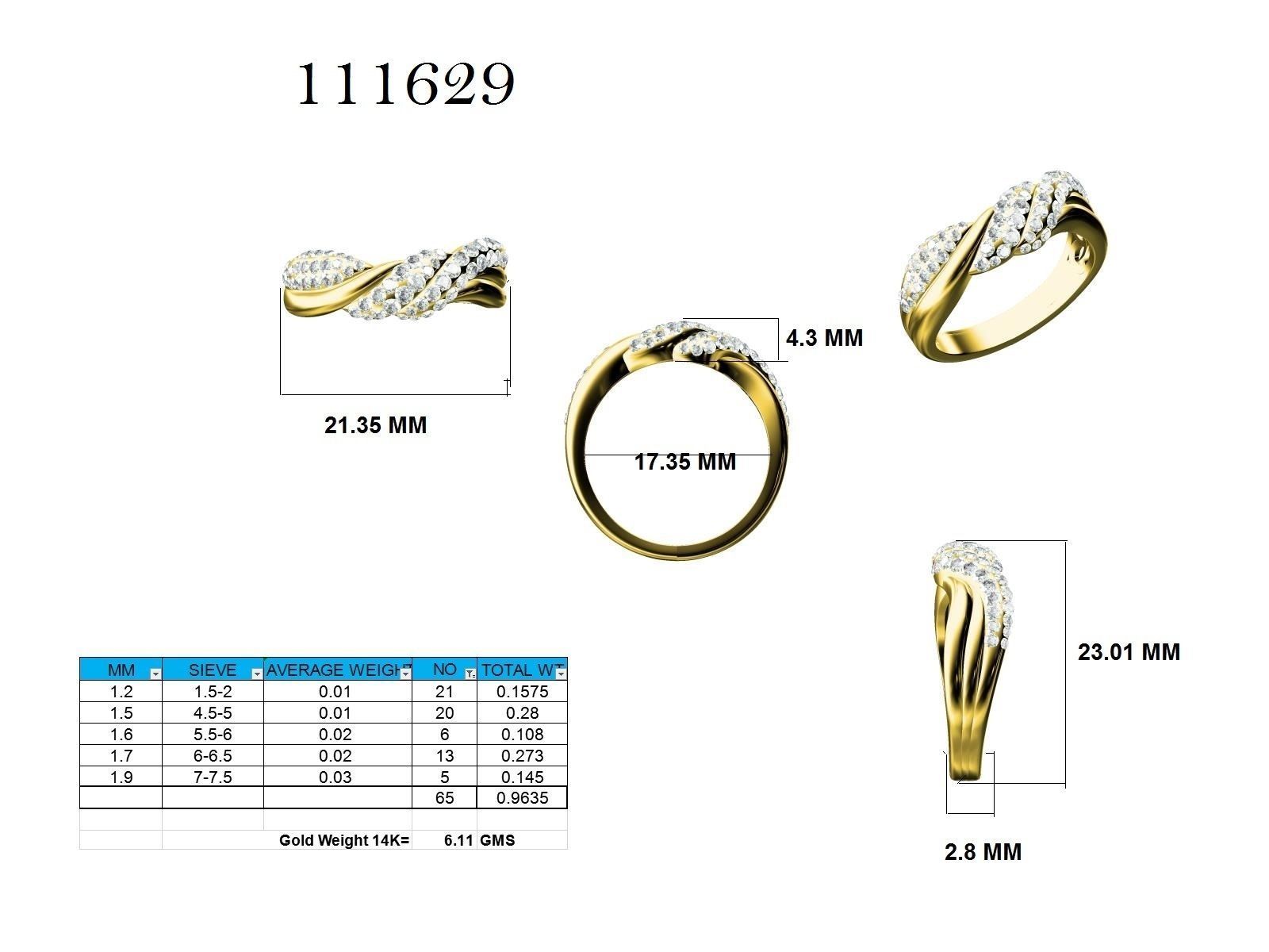 Ring - 111629 3D print model_12