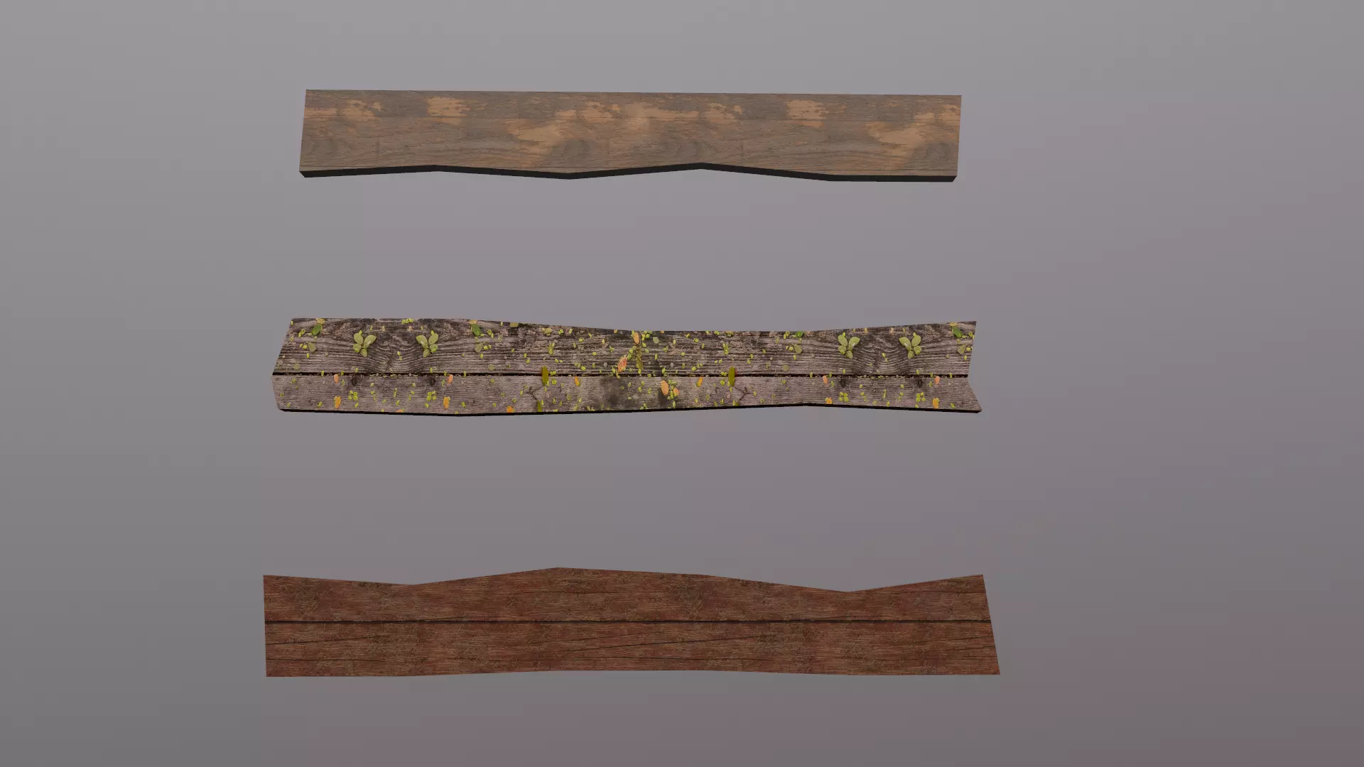 Medieval boards Free low-poly 3D model