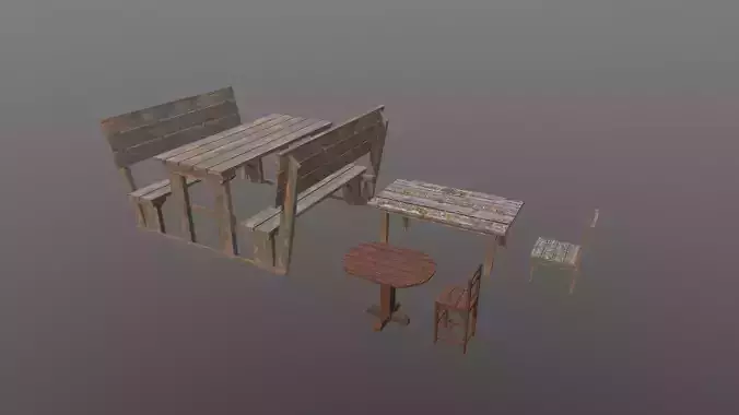 Medieval tables Medieval chairs