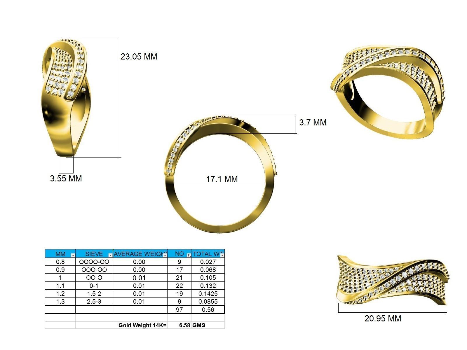 Ring - 111625 3D print model_12