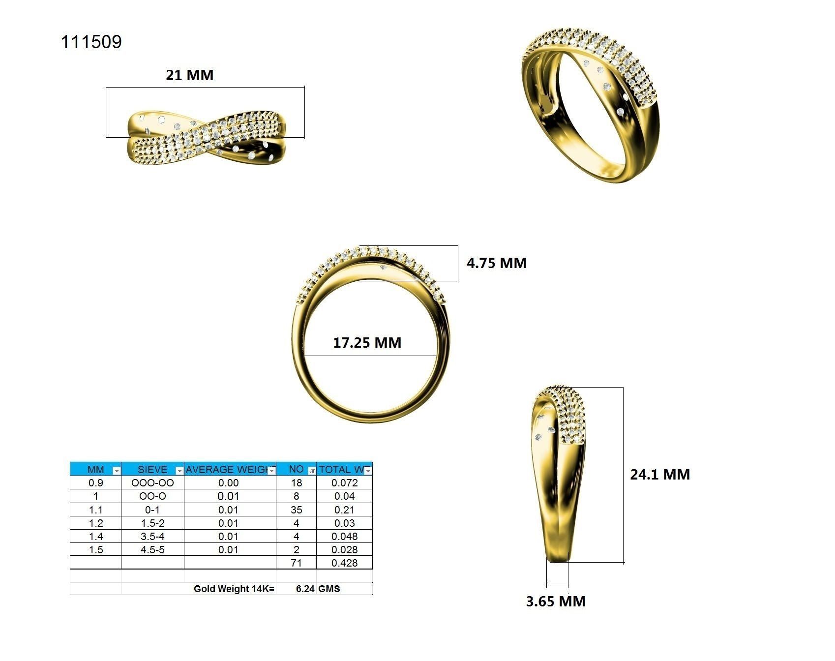 Ring - 111509 3D print model_12