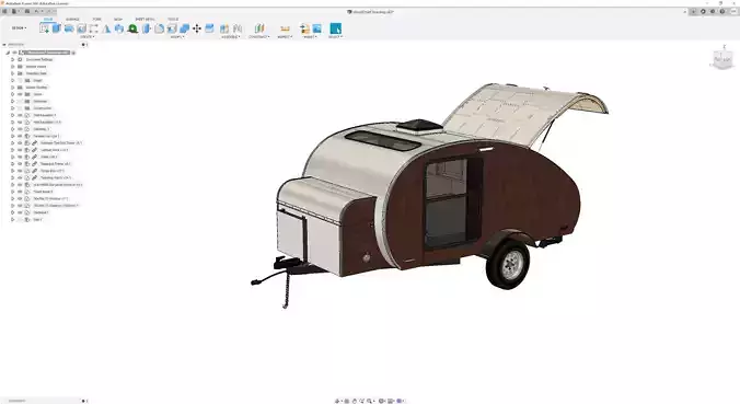 Teardrop Camper 5x8