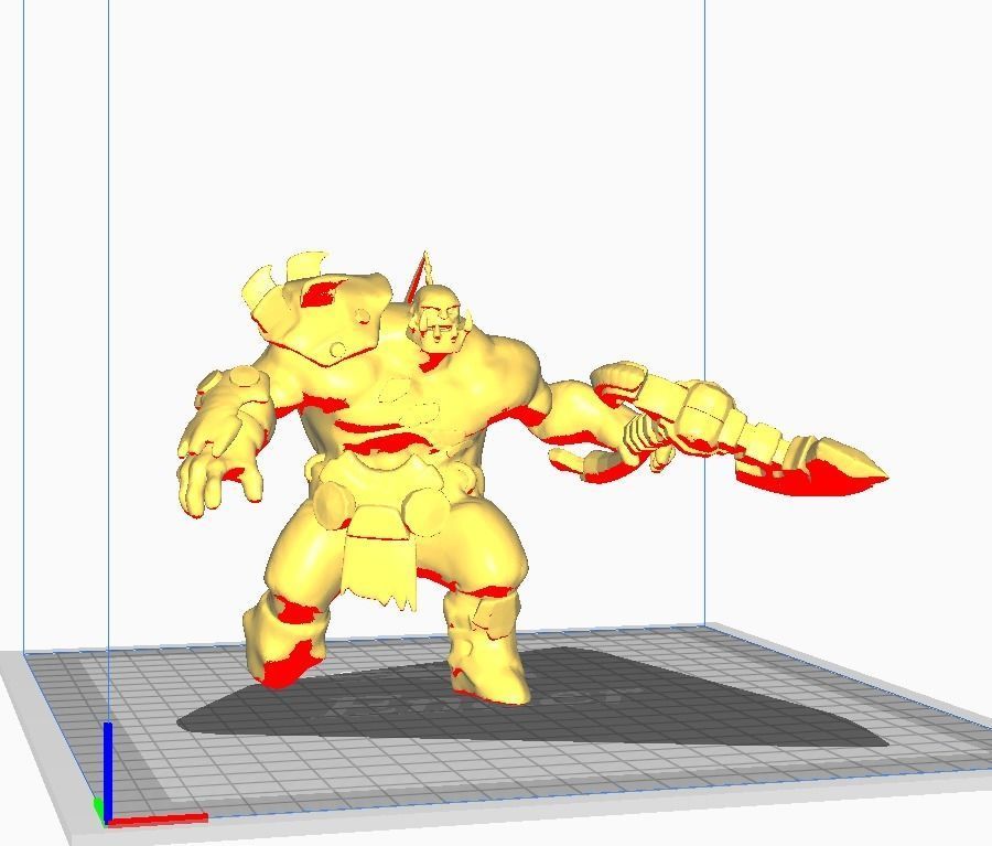 Sion 3D Model armored man 3D print model_1