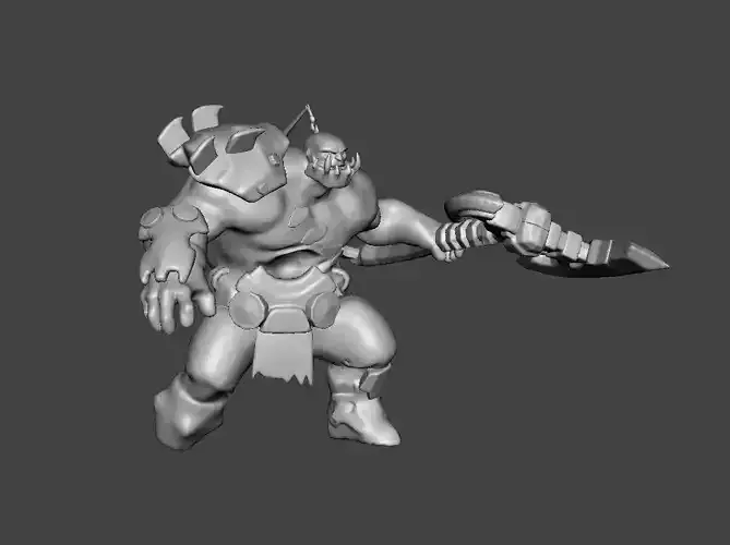 Sion 3D Model armored man