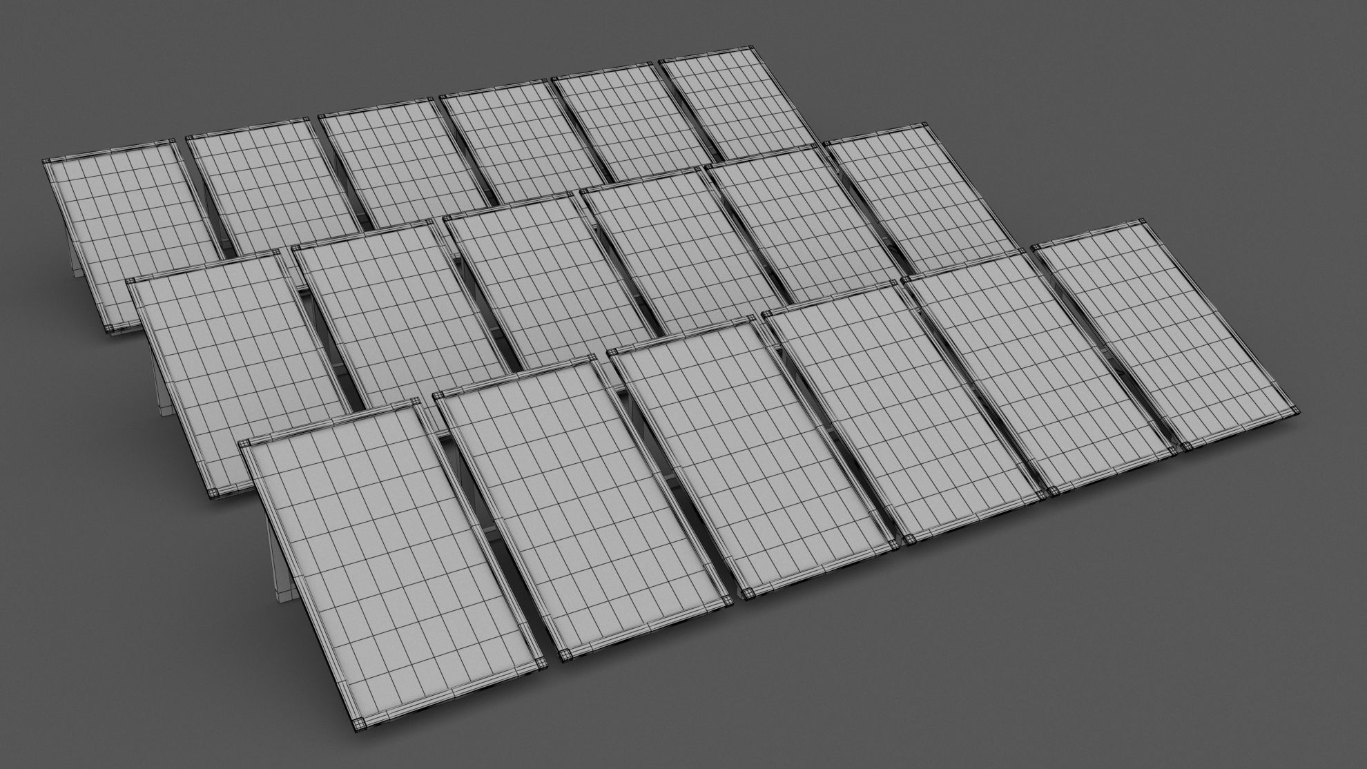 Solar Panel 3D model_6