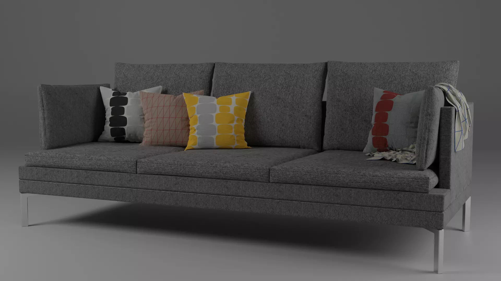 Zanotta Williams Couch Free 3D model_0