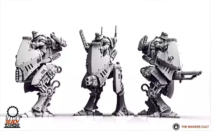 Feudal Guard - Walker Mk2 3D print model