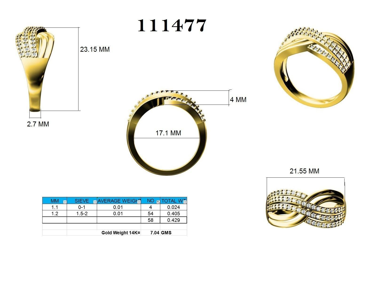 Ring - 111477 3D print model_12