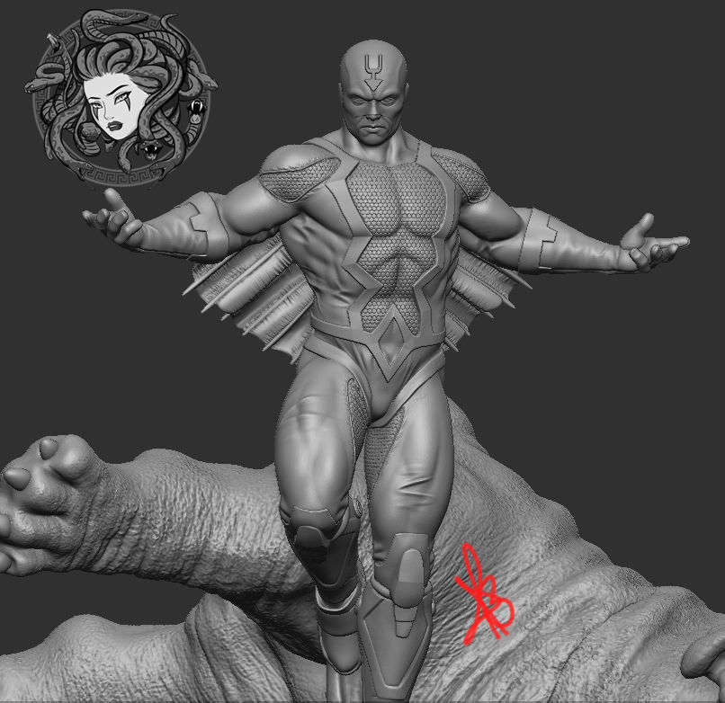 BLACKBOLT AND LOCKJAW BY CREATIVE GEEK MB 3D print model_5