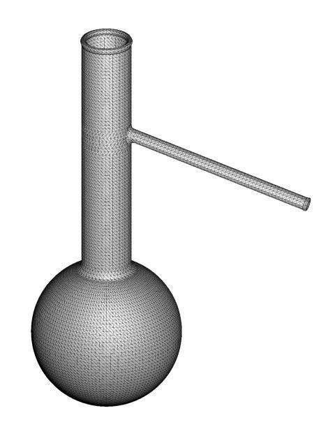 Distillation Flask 500ML 3D print model_2