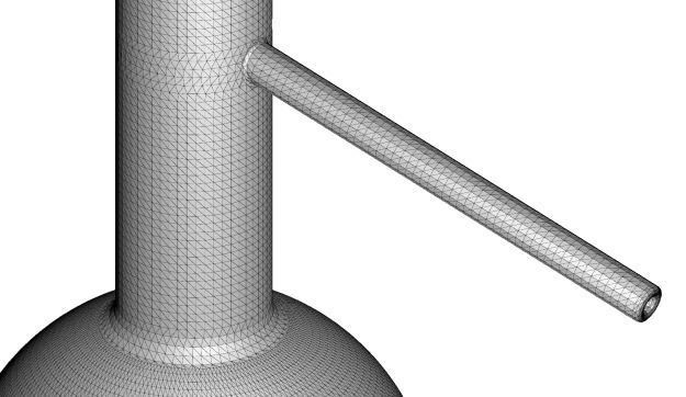 Distillation Flask 500ML 3D print model_4