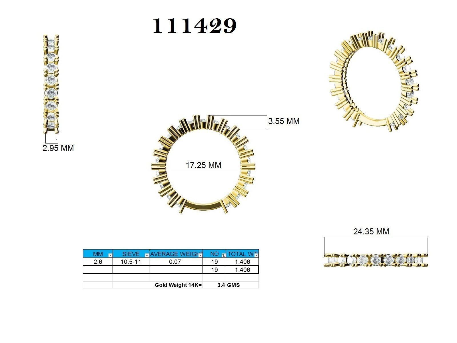 Ring - 111429 3D print model_12