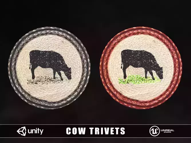 Cow Trivets