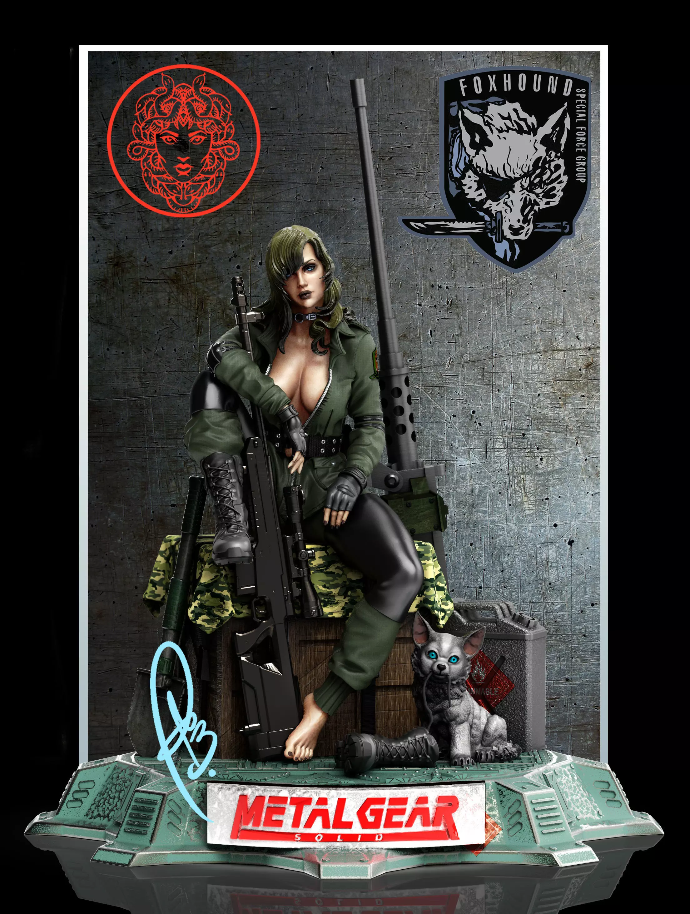 SNIPER WOLF BY CREATIVE GEEK MB 3D print model_0