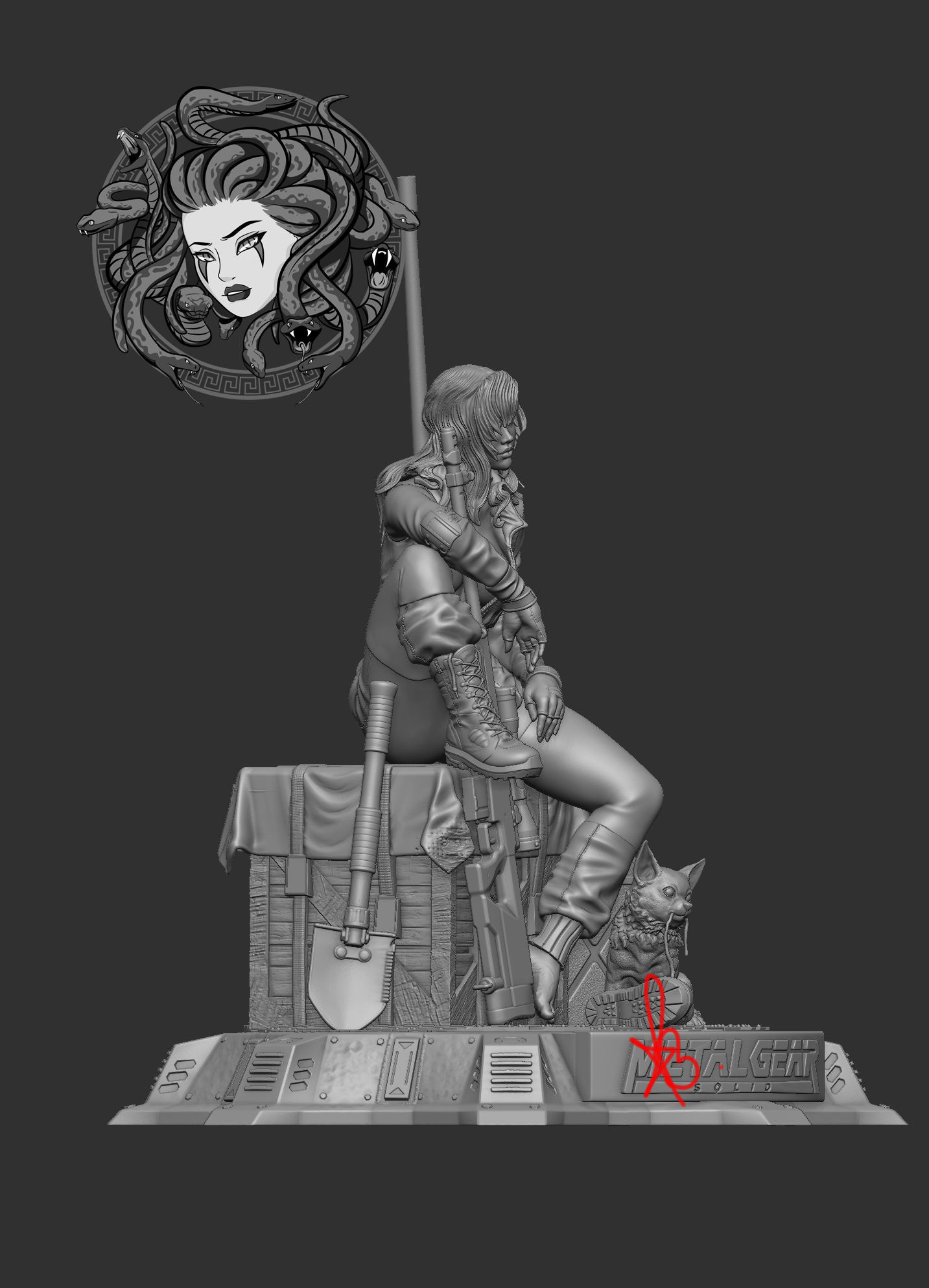 SNIPER WOLF BY CREATIVE GEEK MB 3D print model_7