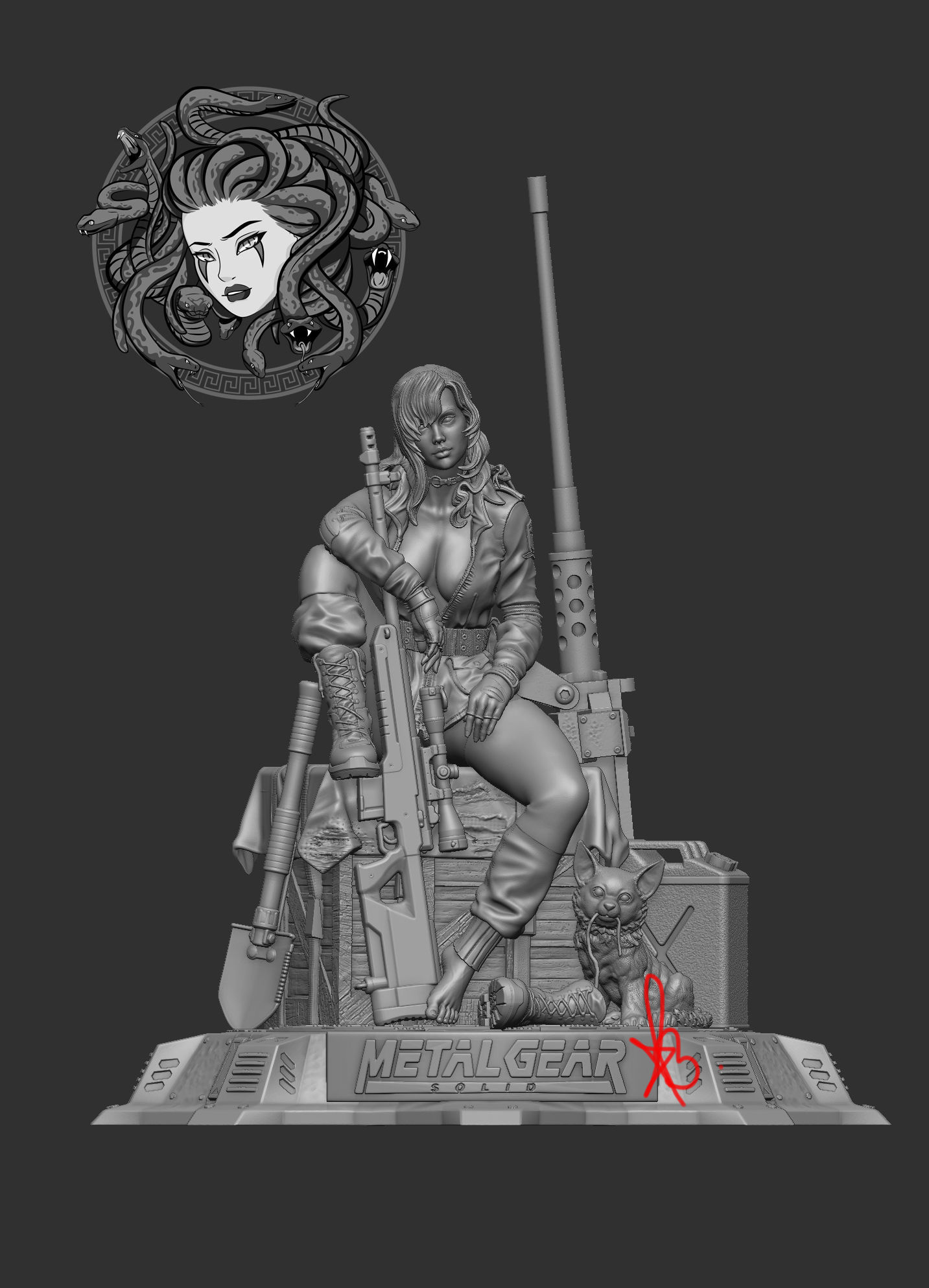 SNIPER WOLF BY CREATIVE GEEK MB 3D print model_5
