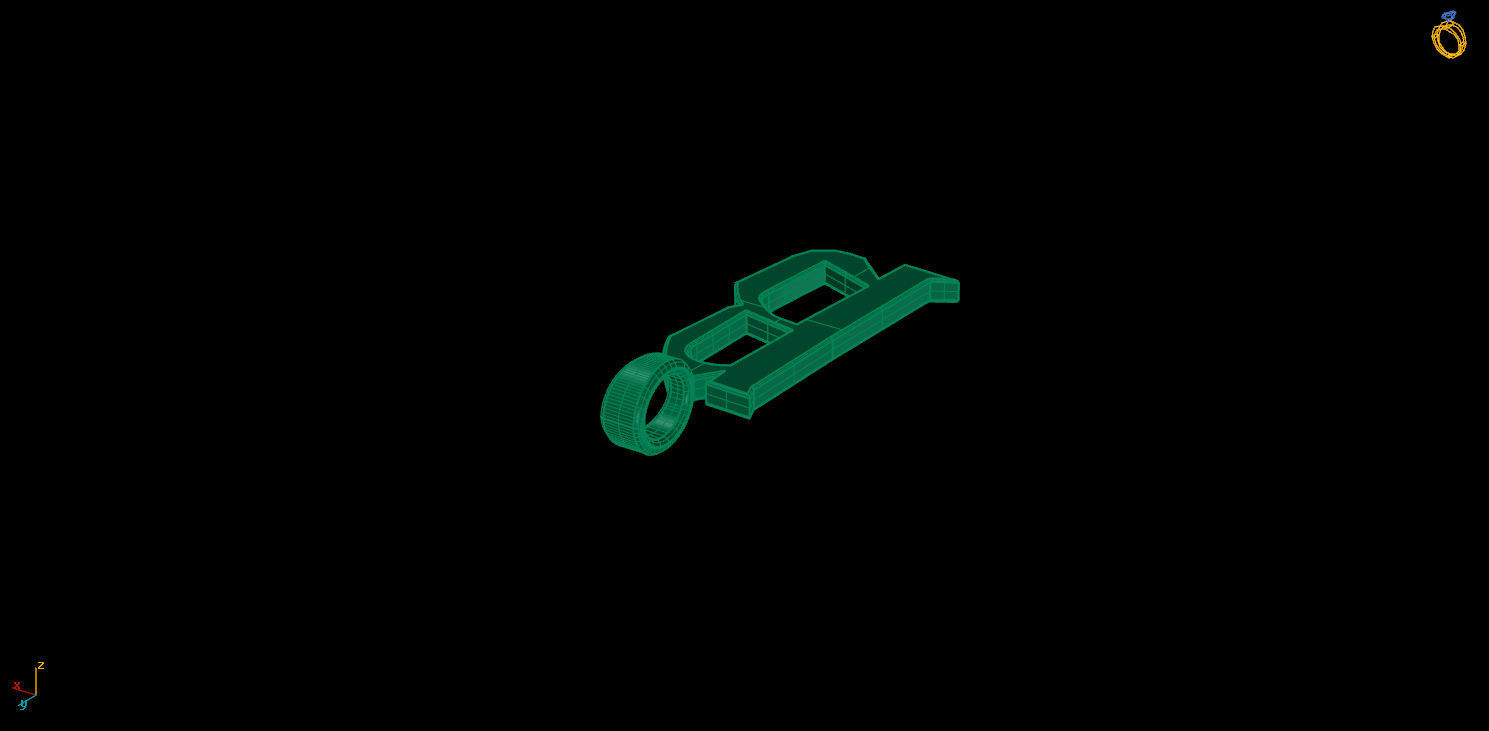 letter B 3D print model_7