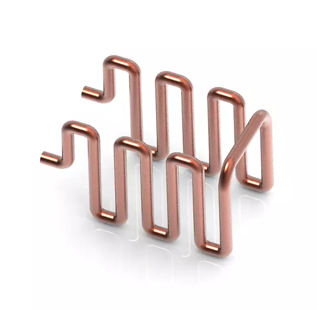 Classic Heat Exchanger Tube 3D print model_0