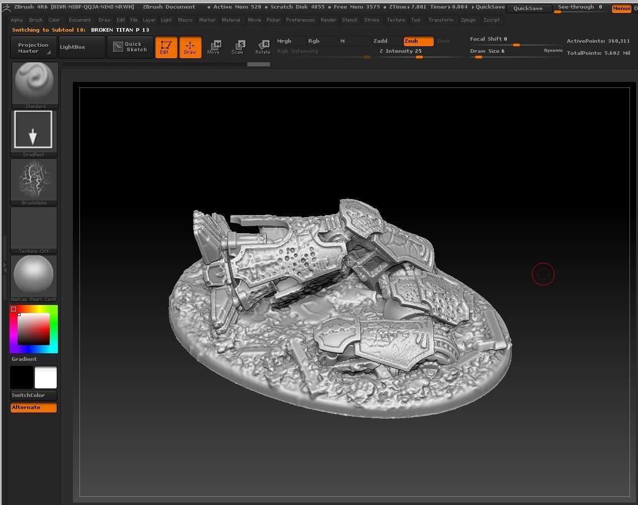 EPIC - ARMAGEDDON titans graveyard set 1 3D model 3D printable | CGTrader