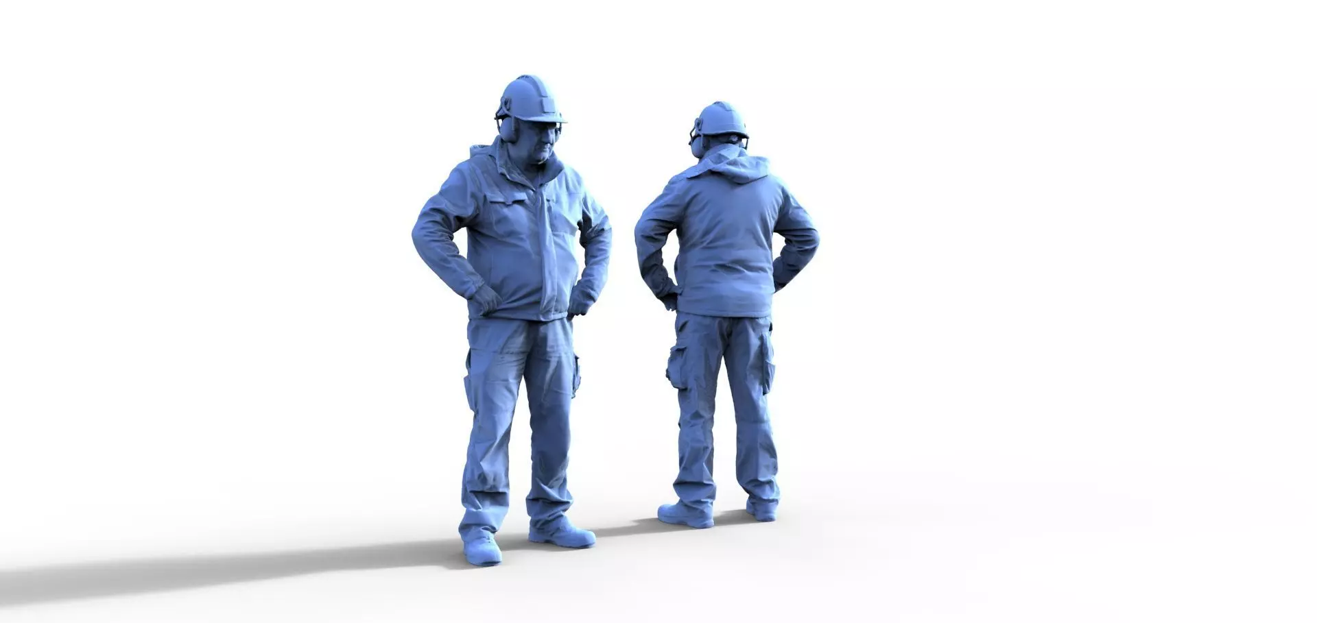 Rico A two men uniforms 3D print model_0