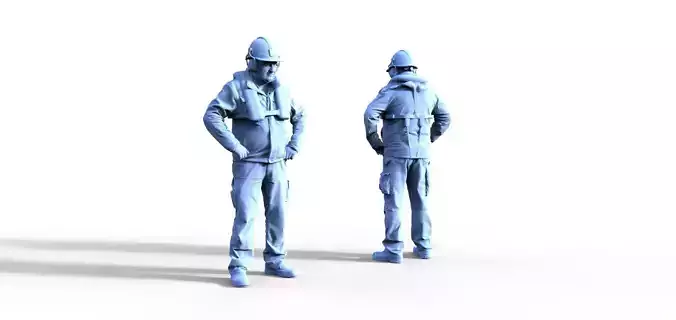 Rico B two police officers