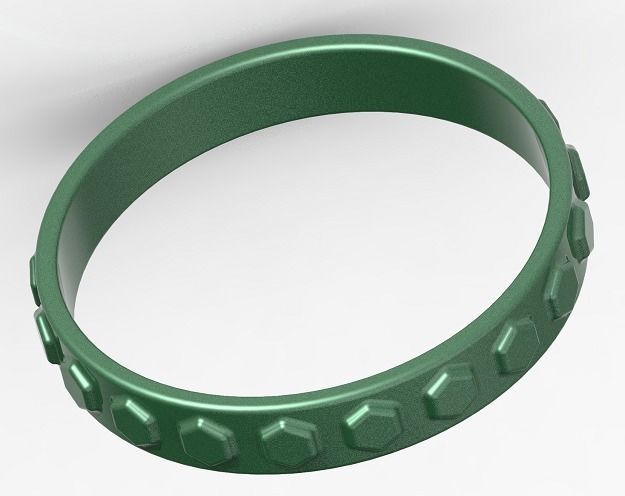 Omnipresent Fashion Bangle 3D print model_1