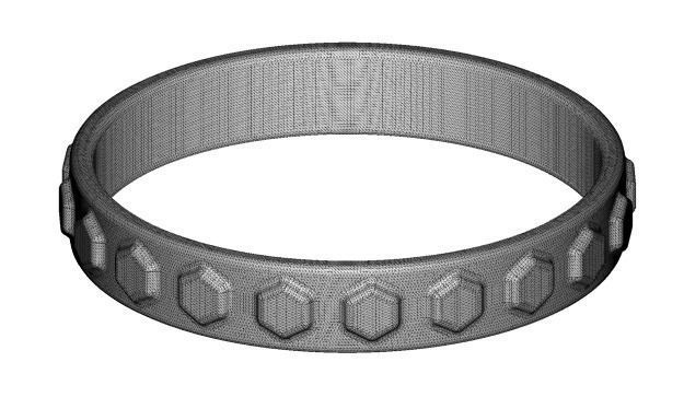 Omnipresent Fashion Bangle 3D print model_2