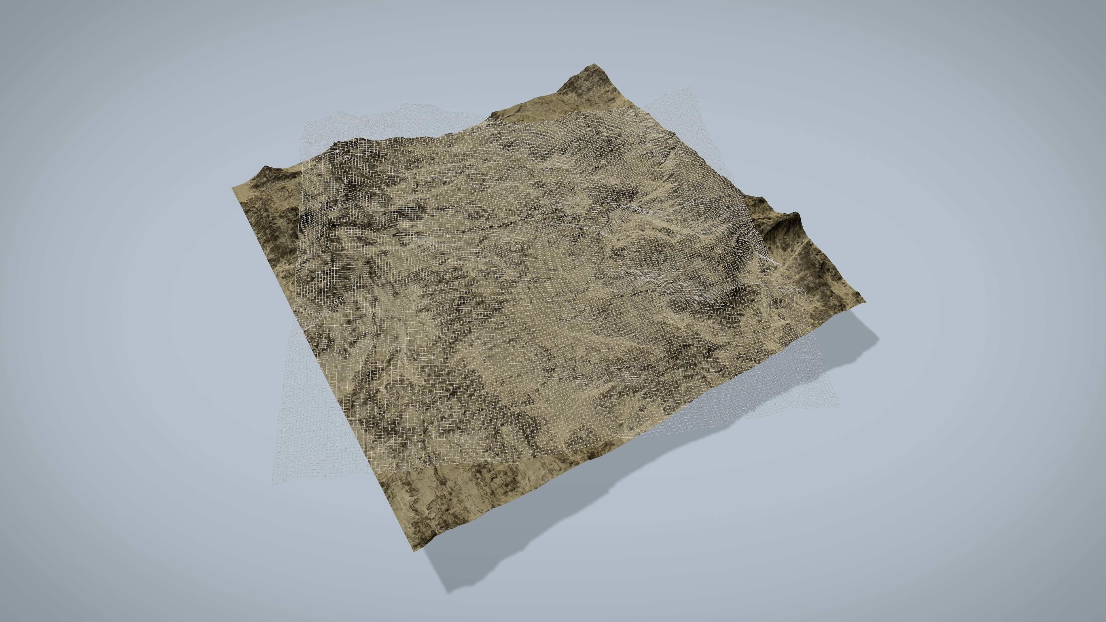 Rocky Desert Low-poly 3D model_11